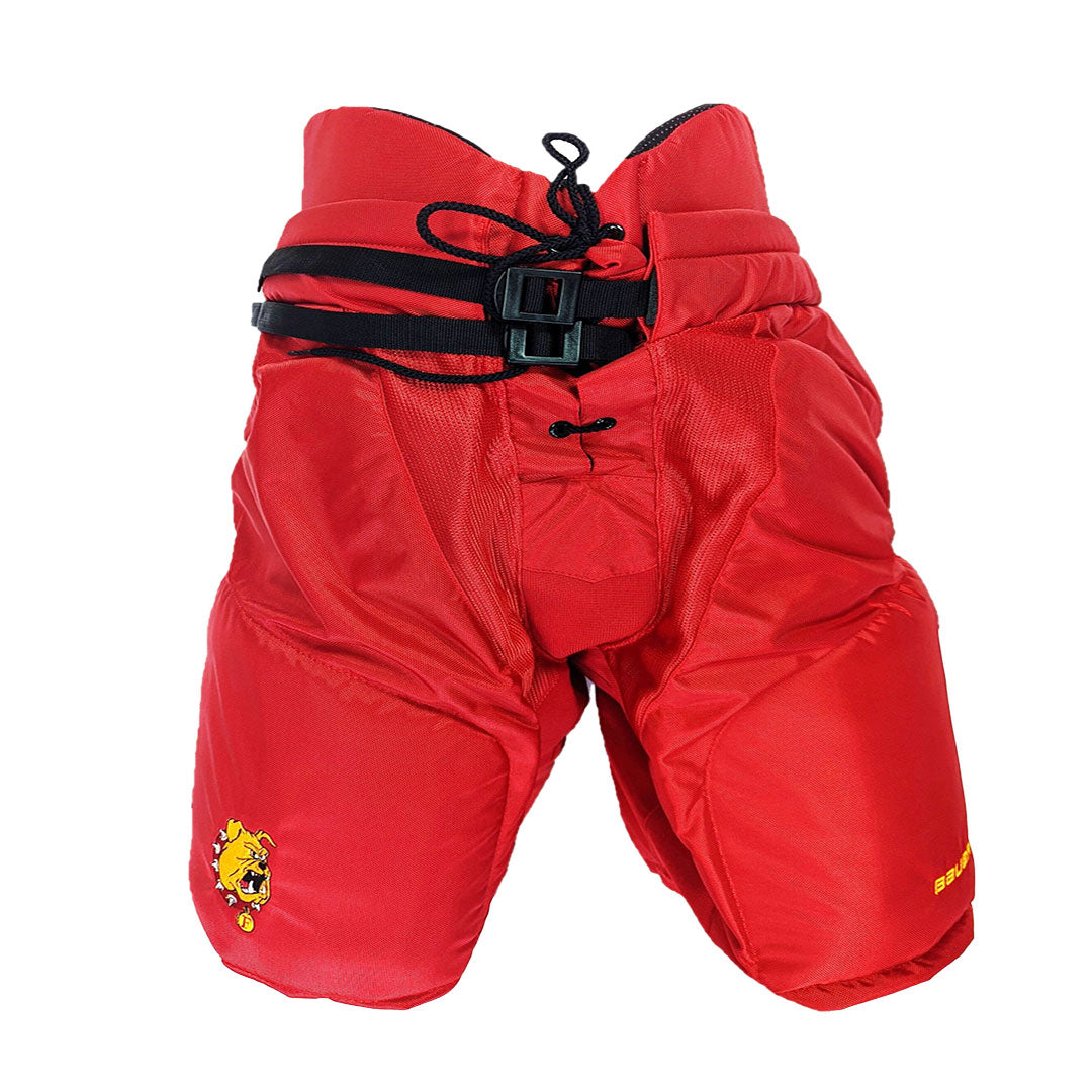 Bauer Supreme - Pantalon de hockey NCAA Pro Stock (rouge)